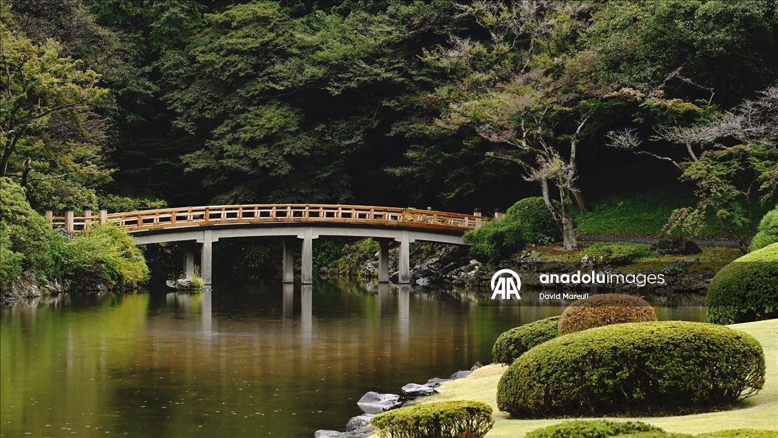 Tokyo'da Akasaka İmparatorluk Bahçeleri