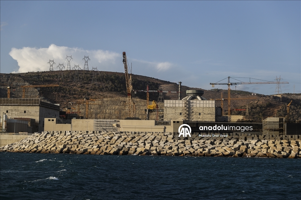 Akkuyu Nükleer Güç Santrali'nde çalışmalar sürüyor