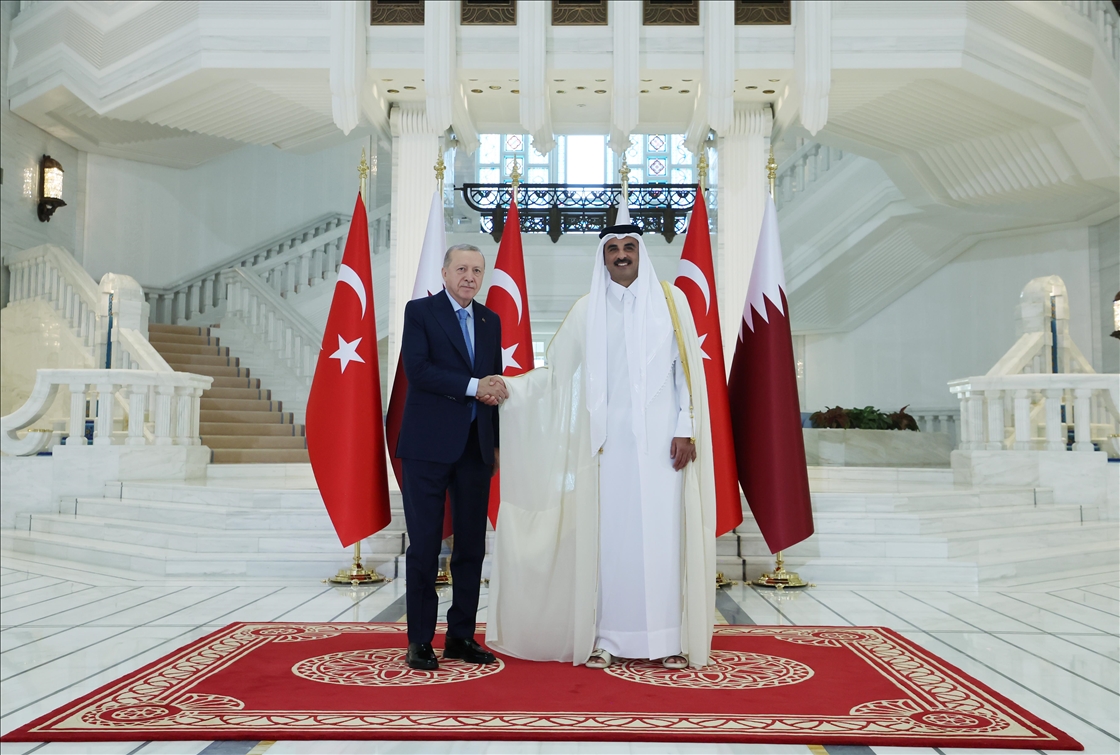 Cumhurbaşkanı Recep Tayyip Erdoğan Katar'da