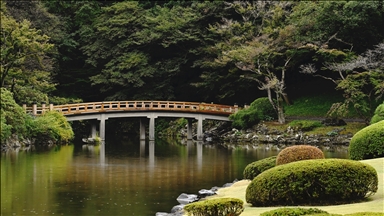 Tokyo'da Akasaka İmparatorluk Bahçeleri