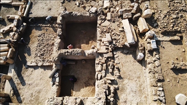 Excavations reveal shops in the agora of the ancient city of Hyllarima in Mugla
