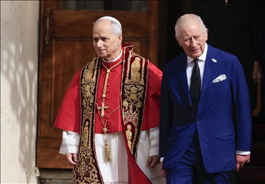 King Charles III and Queen Camilla at the Vatican