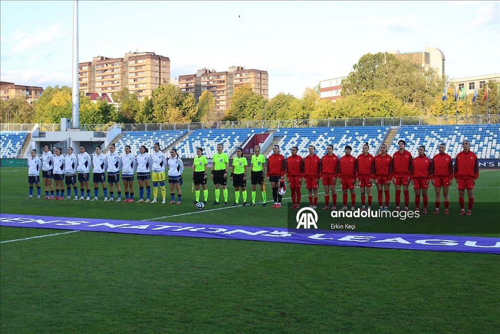 A Milli Kadın Futbol Takımı, Kosova'yı 4-0 mağlup etti