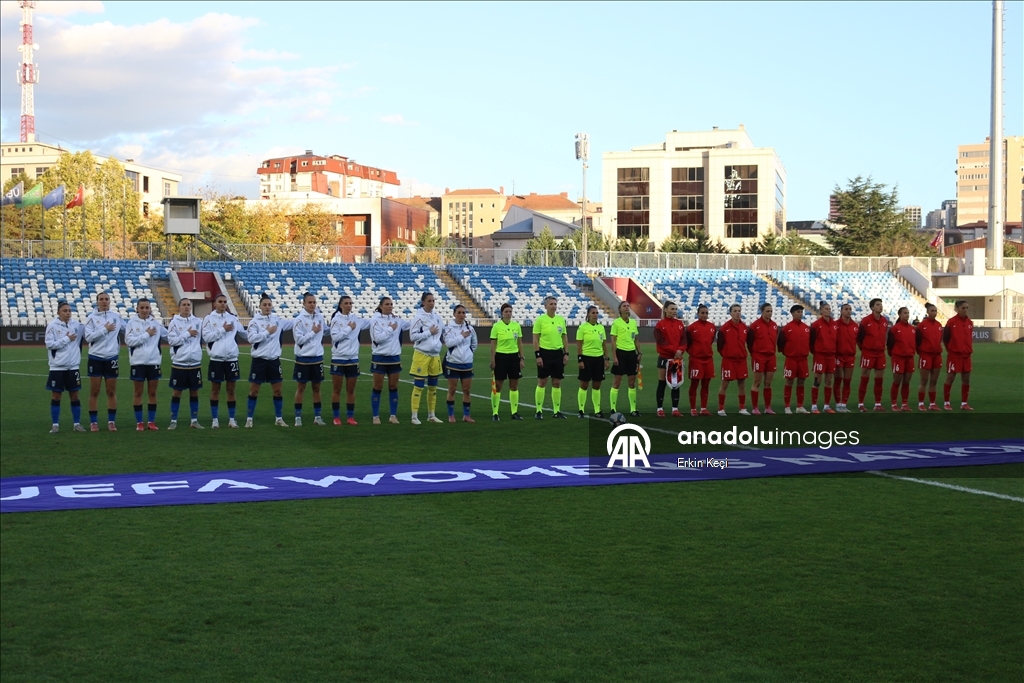 A Milli Kadın Futbol Takımı, Kosova'yı 4-0 mağlup etti