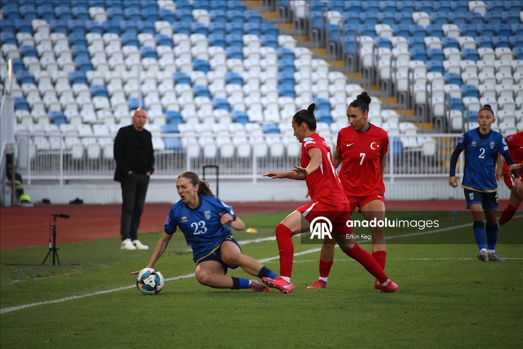 A Milli Kadın Futbol Takımı, Kosova'yı 4-0 mağlup etti