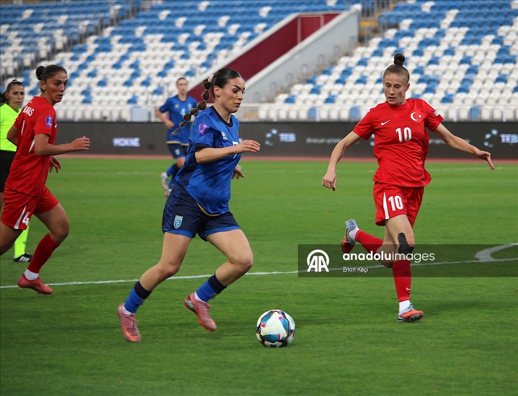 A Milli Kadın Futbol Takımı, Kosova'yı 4-0 mağlup etti