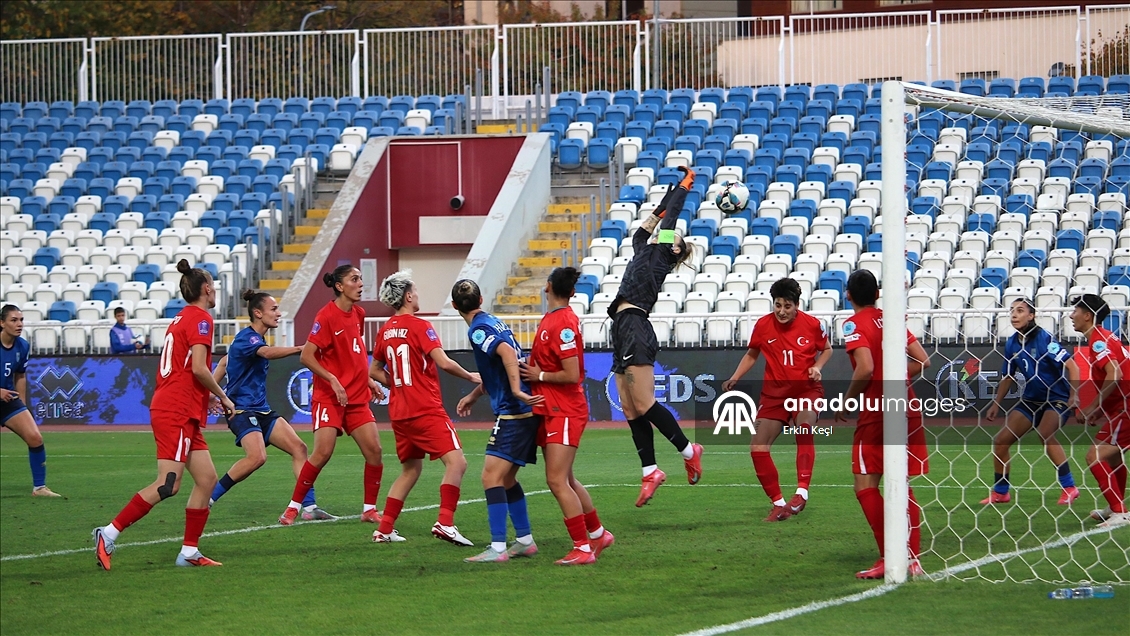 A Milli Kadın Futbol Takımı, Kosova'yı 4-0 mağlup etti