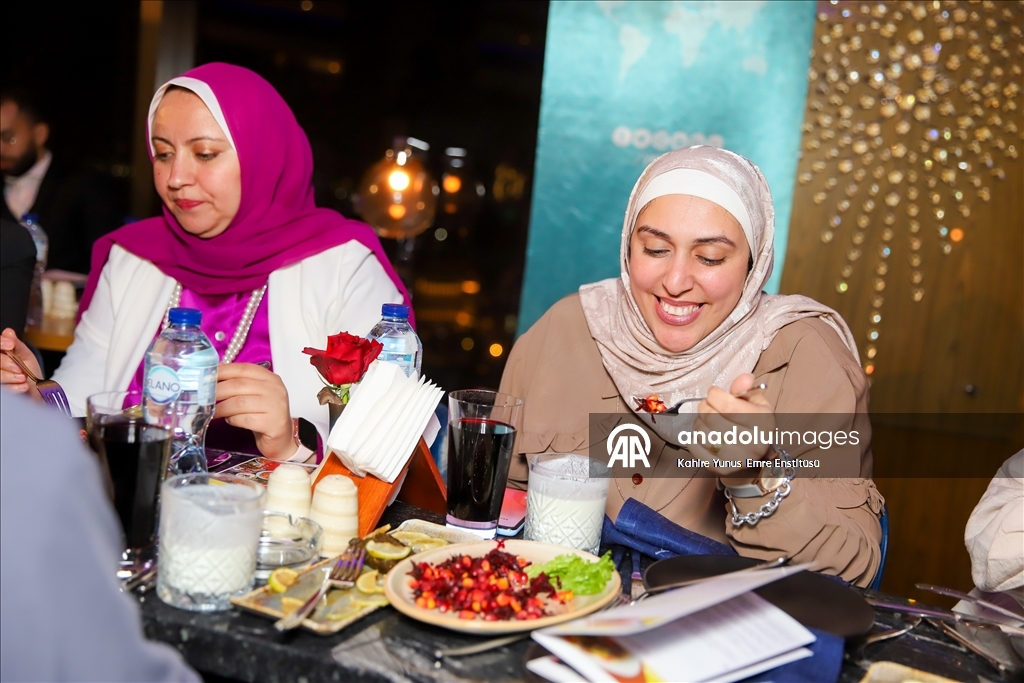 القاهرة.. معهد يونس أمرة ينظم أمسية "تذوق المأكولات التركية"