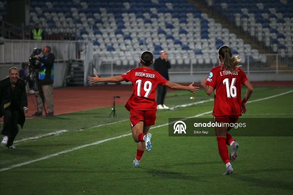 A Milli Kadın Futbol Takımı, Kosova'yı 4-0 mağlup etti