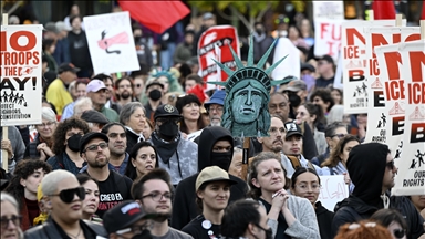 Anti-ICE protest in San Francisco, California