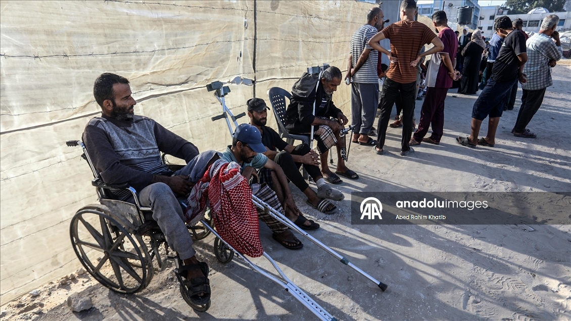 Han Yunus’ta yaralı Filistinliler tedavi için yardım bekliyor