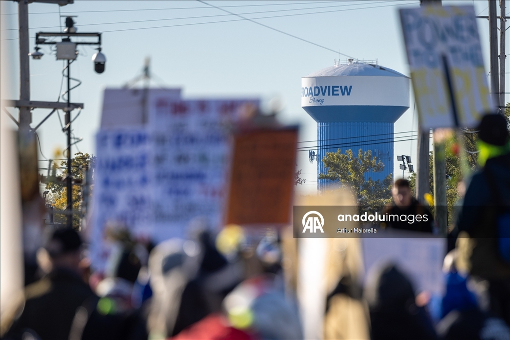 Протест против ICE прошел в Чикаго