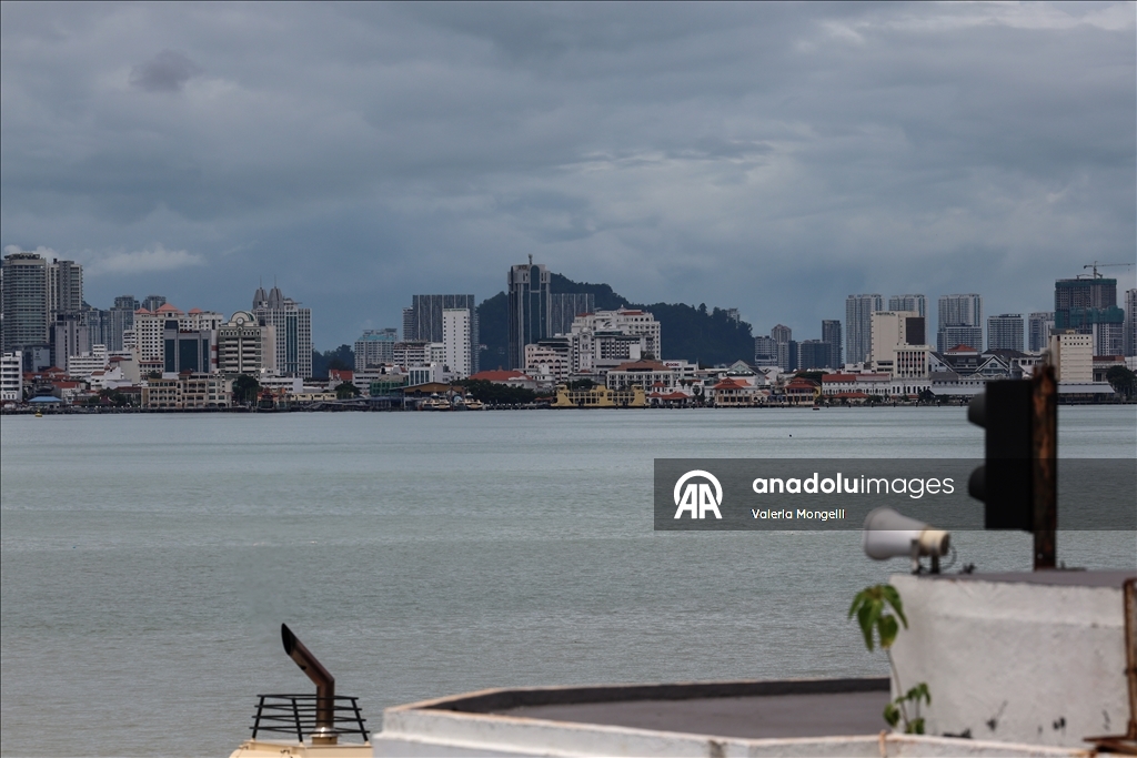 Malezya-ABD gümrük anlaşması öncesi Penang Limanı görüntülendi
