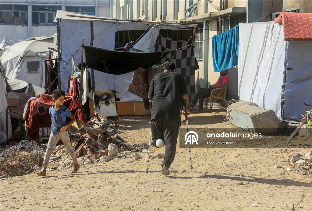 Han Yunus’ta yaralı Filistinliler tedavi için yardım bekliyor