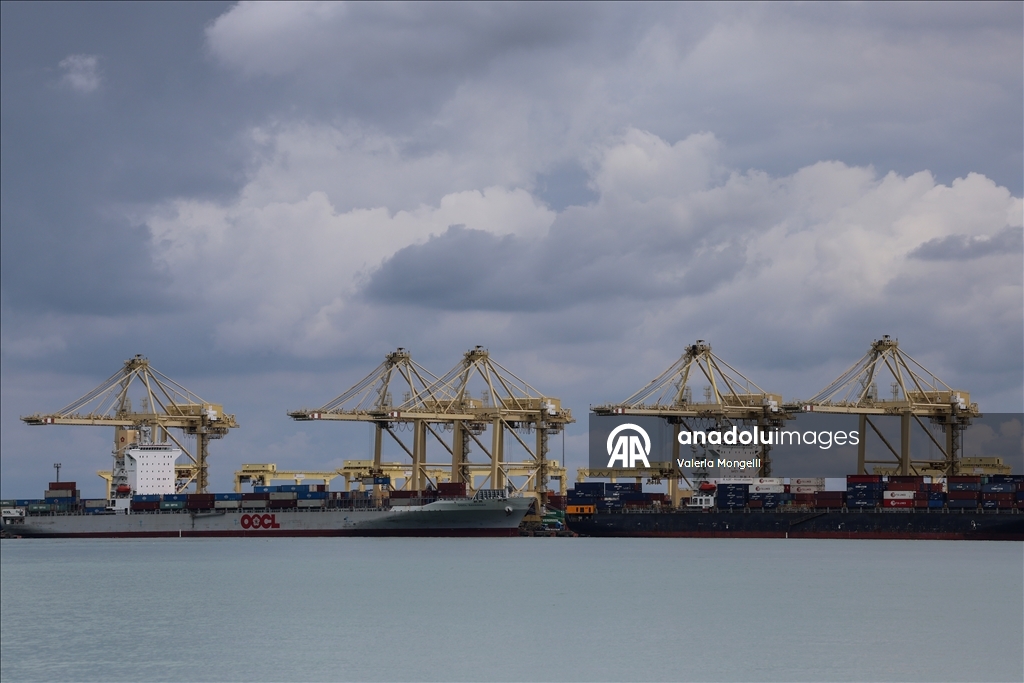 Malezya-ABD gümrük anlaşması öncesi Penang Limanı görüntülendi