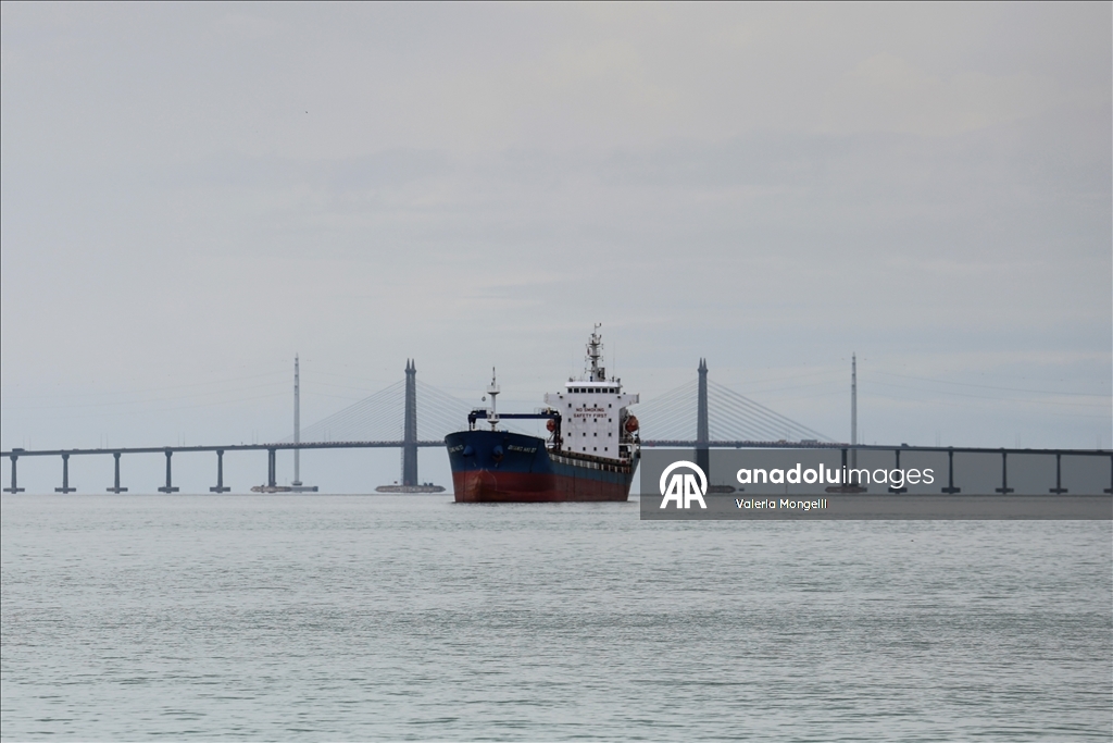 Malezya-ABD gümrük anlaşması öncesi Penang Limanı görüntülendi
