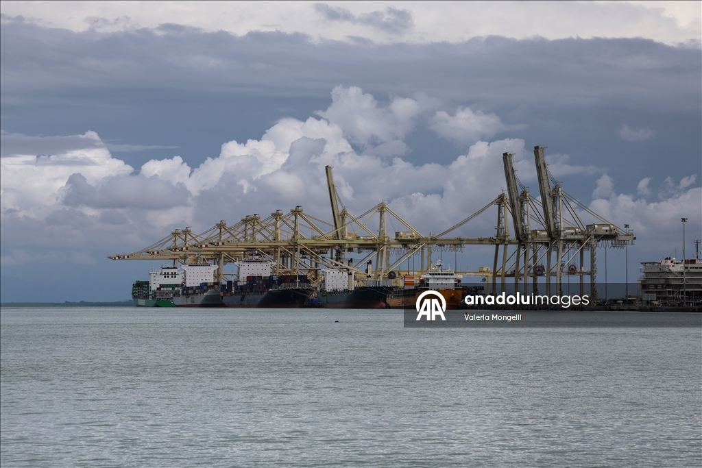 Malezya-ABD gümrük anlaşması öncesi Penang Limanı görüntülendi