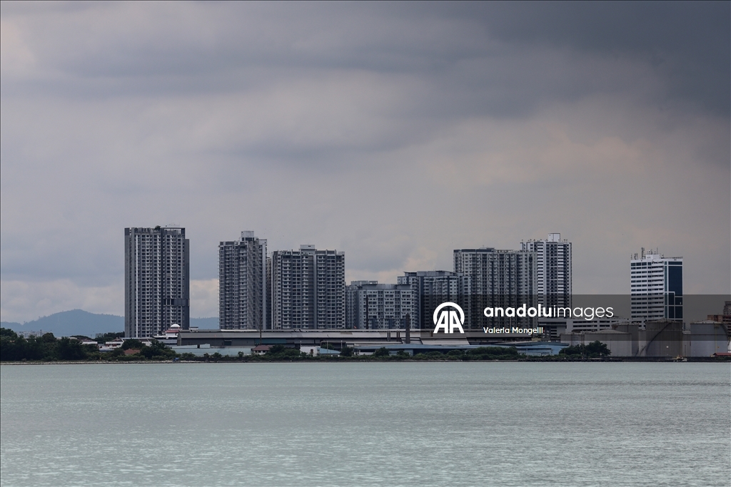 Malezya-ABD gümrük anlaşması öncesi Penang Limanı görüntülendi