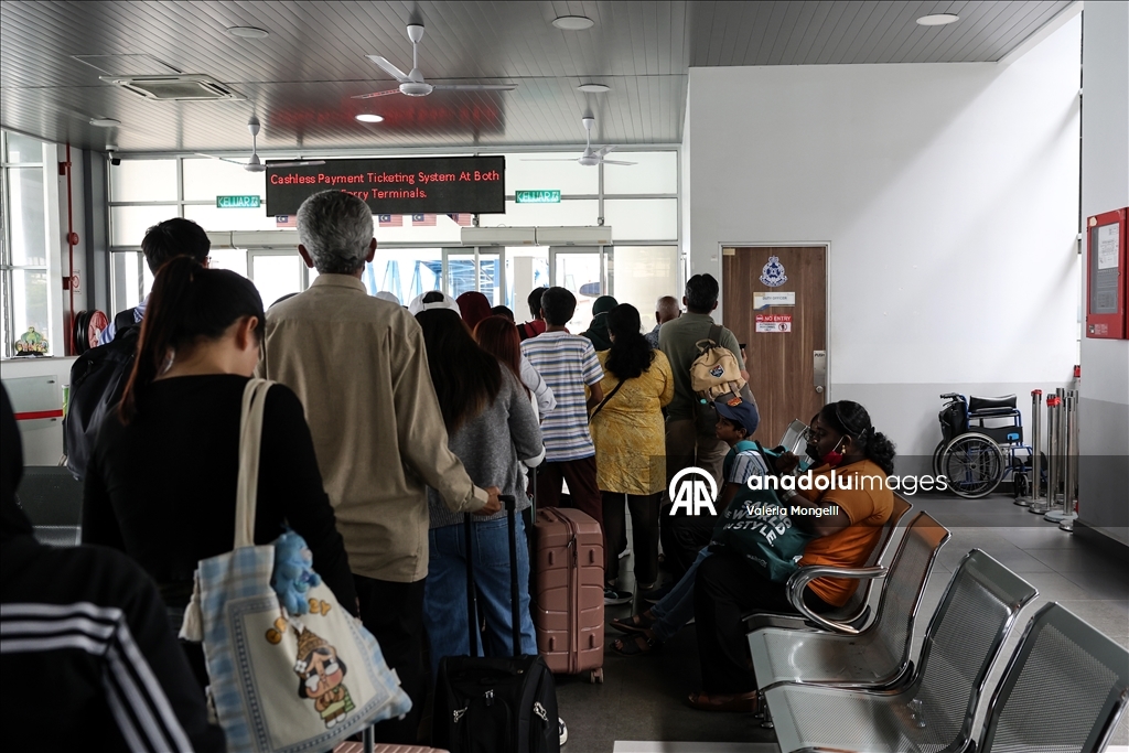 Malezya-ABD gümrük anlaşması öncesi Penang Limanı görüntülendi