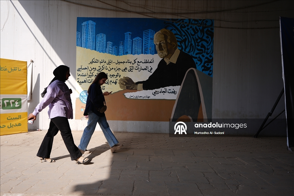 "غرافيتي بغداد".. مشروع يزين شوارع العاصمة العراقية برسائل ثقافية
