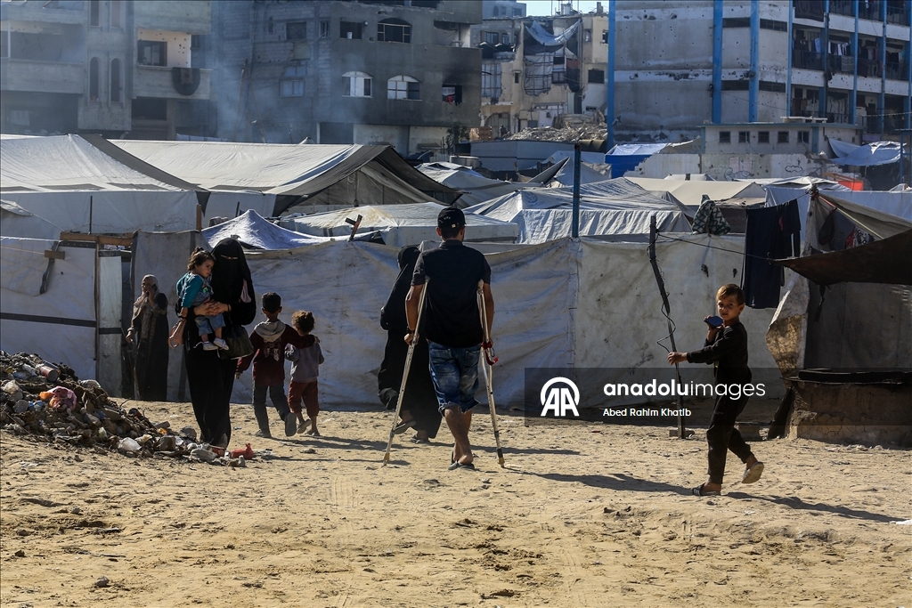 Han Yunus’ta yaralı Filistinliler tedavi için yardım bekliyor