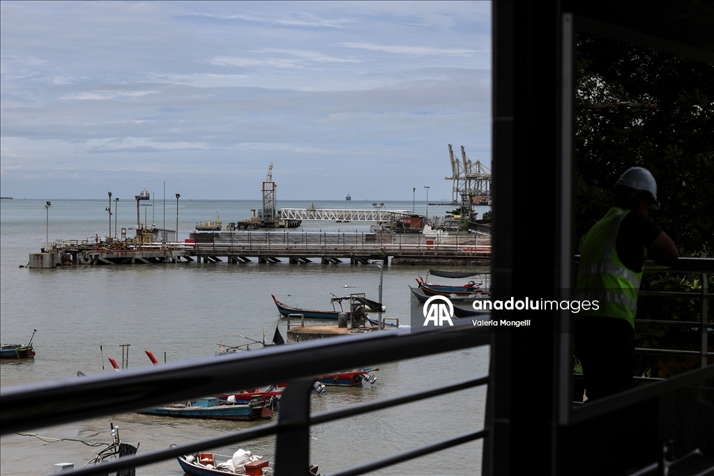 Malezya-ABD gümrük anlaşması öncesi Penang Limanı görüntülendi