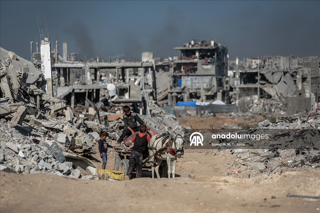 İsrail’in harabeye çevirdiği Cibaliye'de günlük yaşam