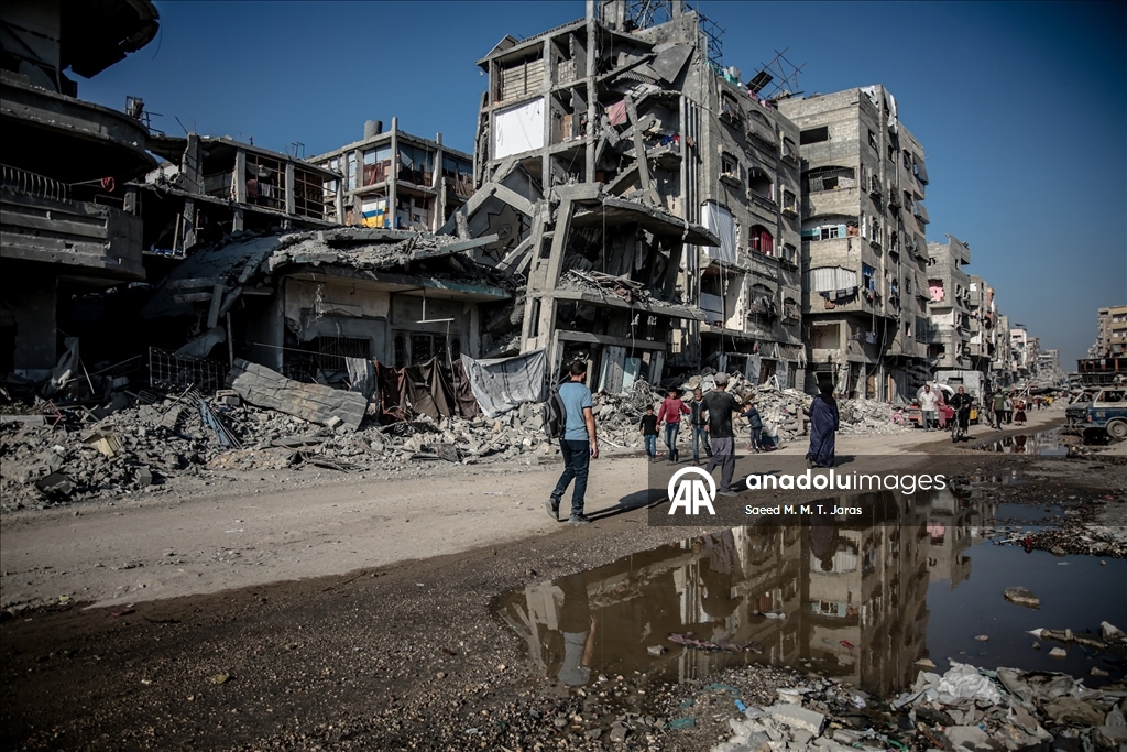 İsrail’in harabeye çevirdiği Cibaliye'de günlük yaşam