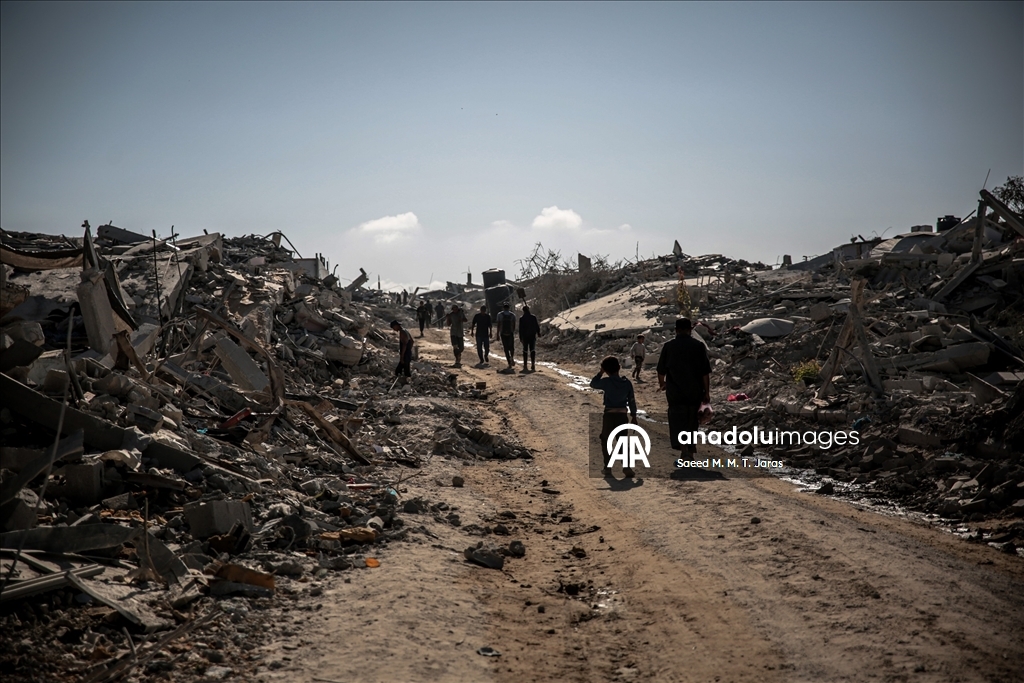 İsrail’in harabeye çevirdiği Cibaliye'de günlük yaşam