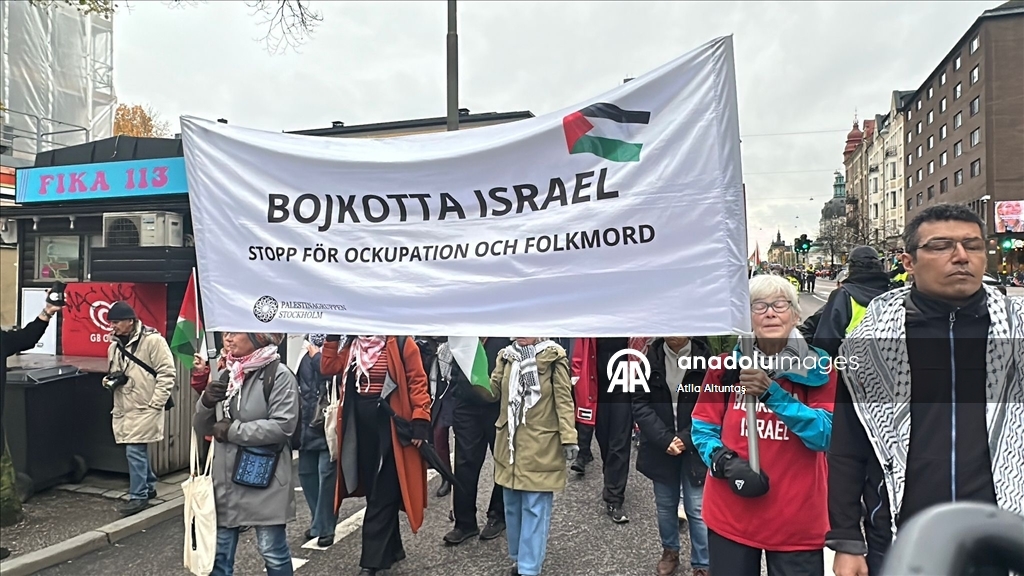 В Стокгольме прошёл протест против планов Израиля аннексировать Западный берег