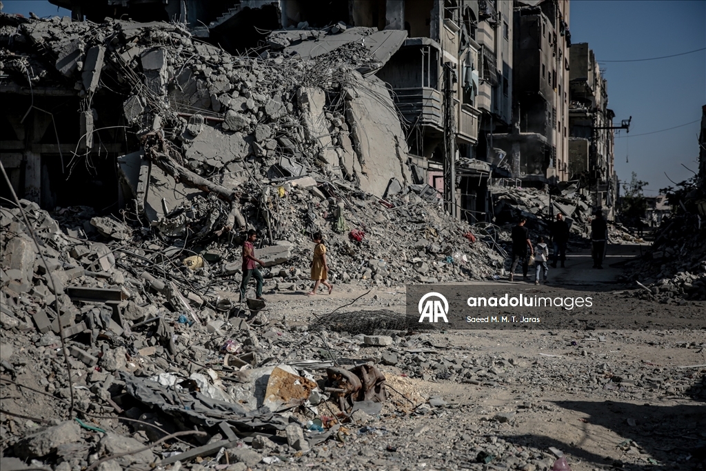 İsrail’in harabeye çevirdiği Cibaliye'de günlük yaşam