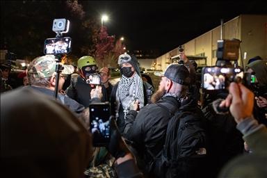 В Портленде прошел протест против действий Службы иммиграционного и таможенного контроля (ICE)