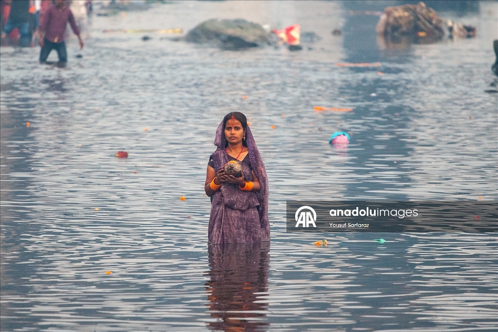 Фестиваль Чхат-пуджа в Индии