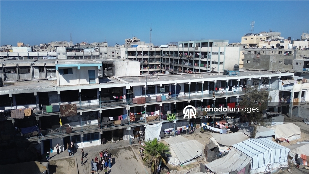 Школа ООН на юге Газы приспособлена под приют