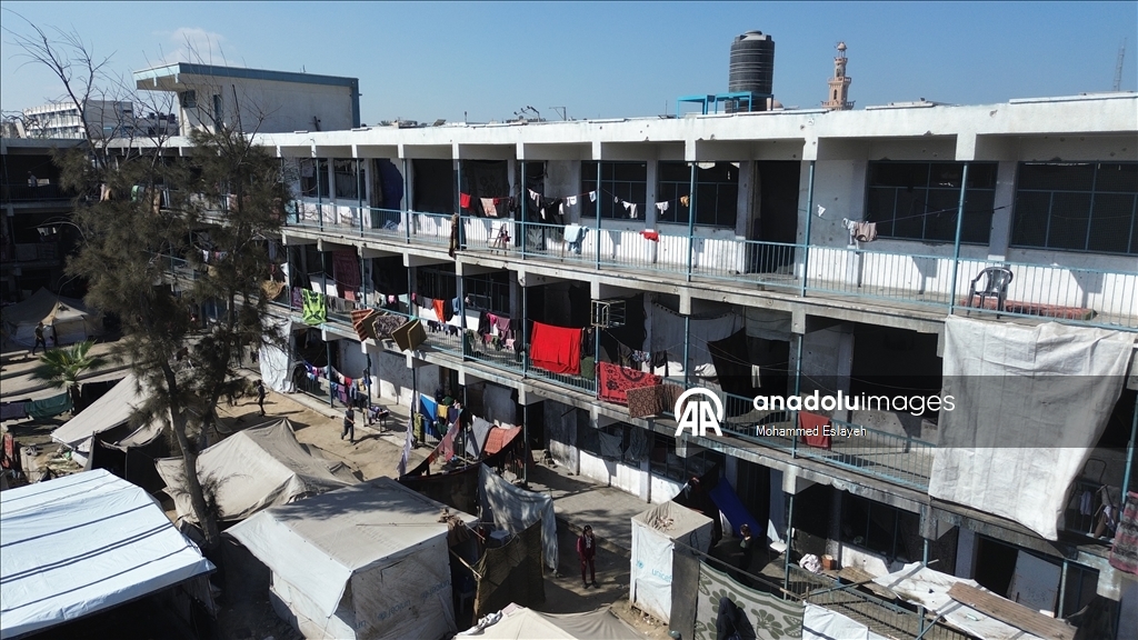 Школа ООН на юге Газы приспособлена под приют