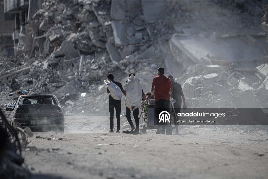 Армия Израиля разрушила квартал Аль-Наср в городе Газа