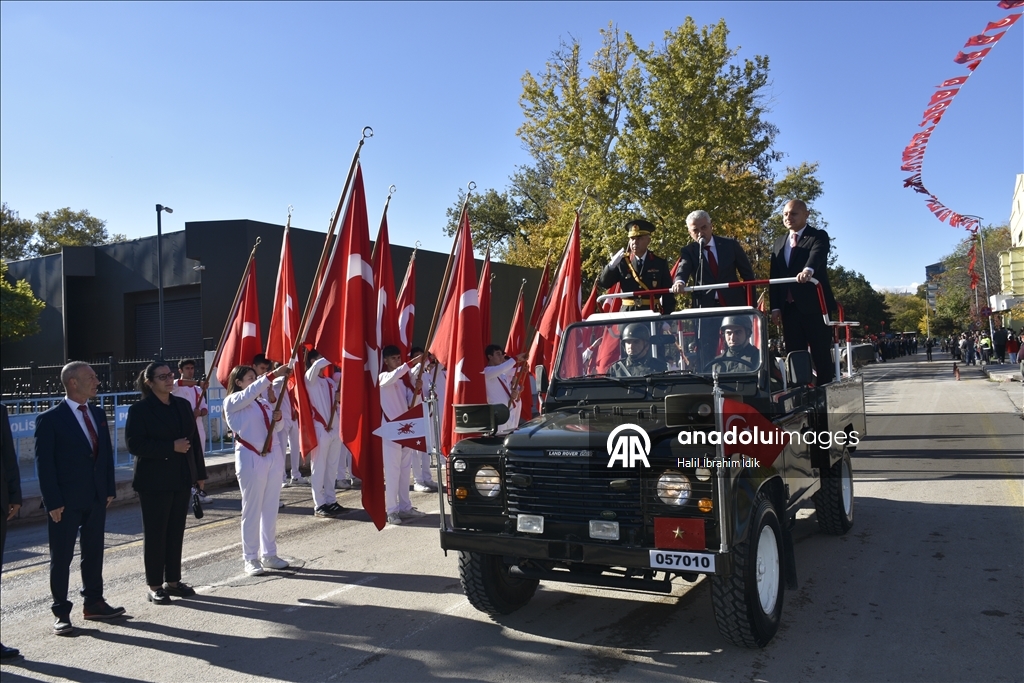 Kırıkkale'de Cumhuriyet'in 102. yıl dönümü kutlanıyor
