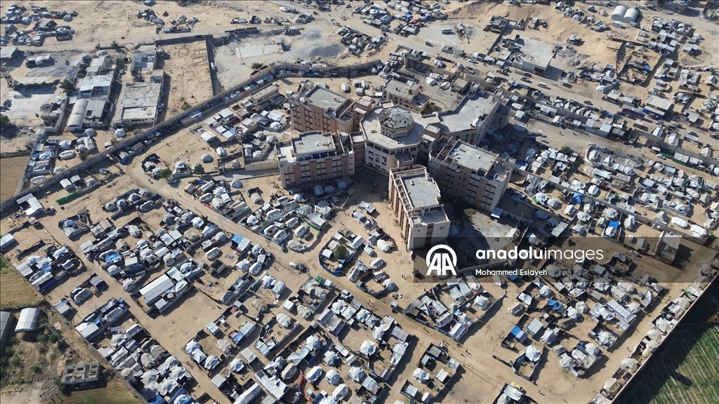 Бывшая тюрьма в Хан-Юнусе стала убежищем для палестинцев