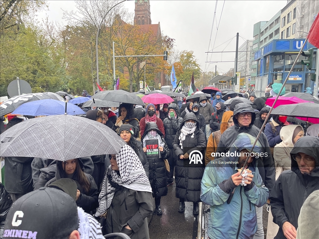 В Берлине прошла демонстрация в поддержку Палестины