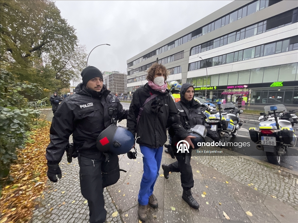 В Берлине прошла демонстрация в поддержку Палестины