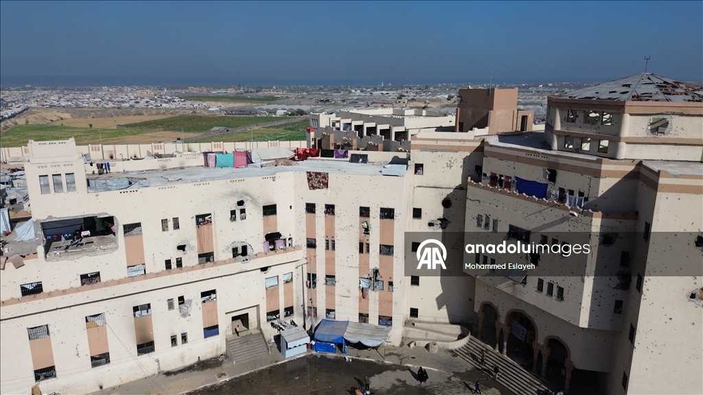 Бывшая тюрьма в Хан-Юнусе стала убежищем для палестинцев