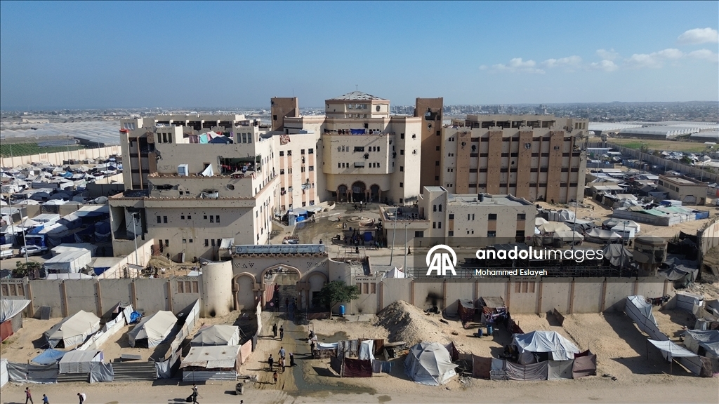 Бывшая тюрьма в Хан-Юнусе стала убежищем для палестинцев