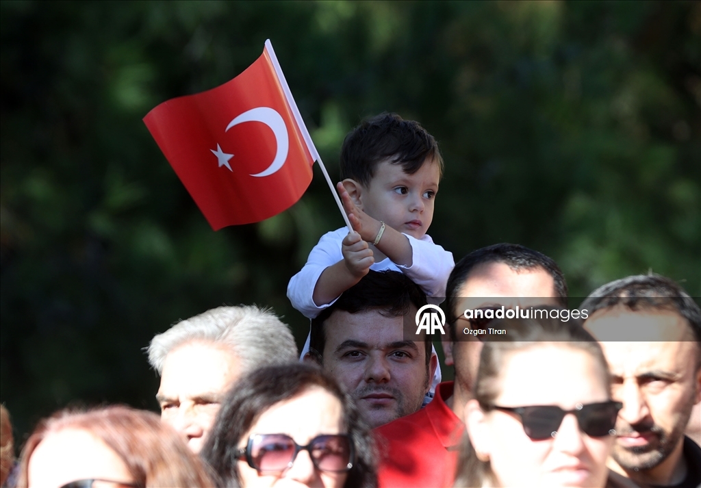 Kırklareli'nde Cumhuriyet'in 102. yıl dönümü kutlandı