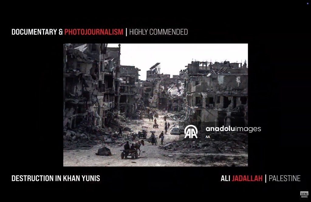 Anadolu Ajansı foto muhabirleri ve kameramanları Siena Uluslararası Fotoğraf Ödülleri'ne damga vurdu