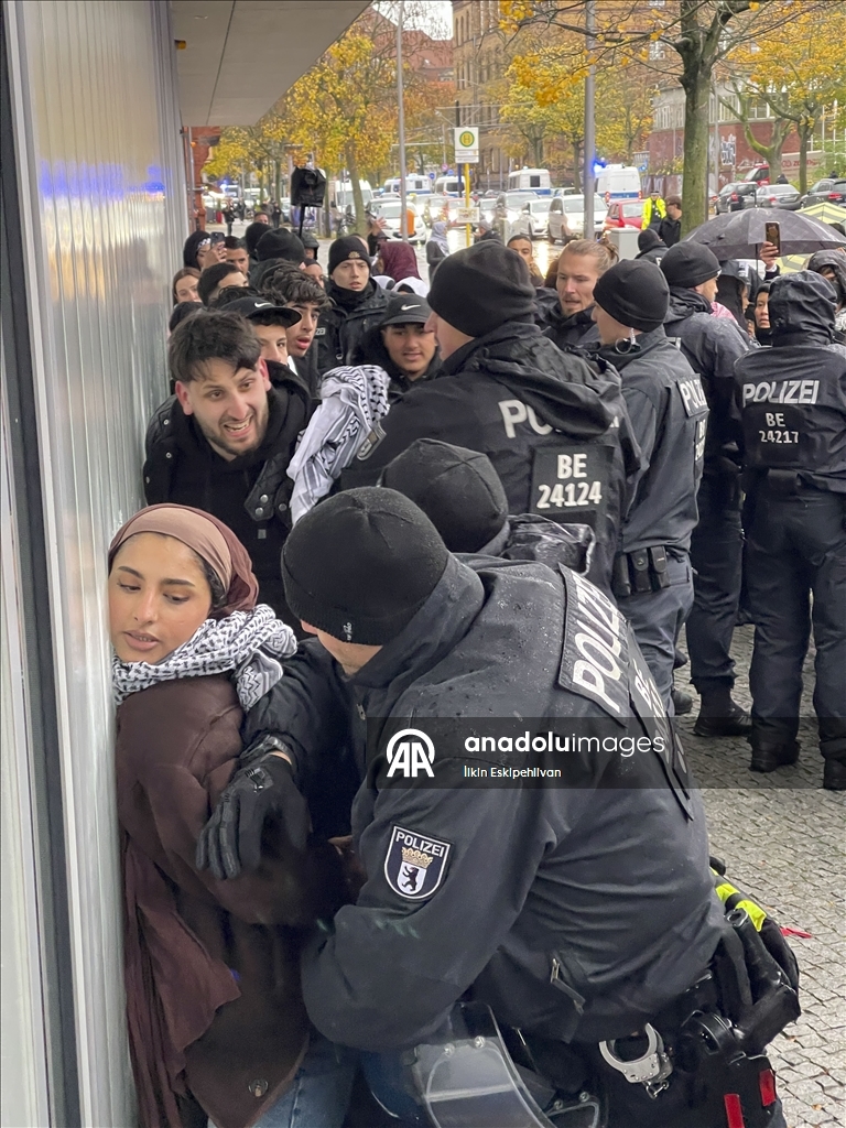 В Берлине прошла демонстрация в поддержку Палестины