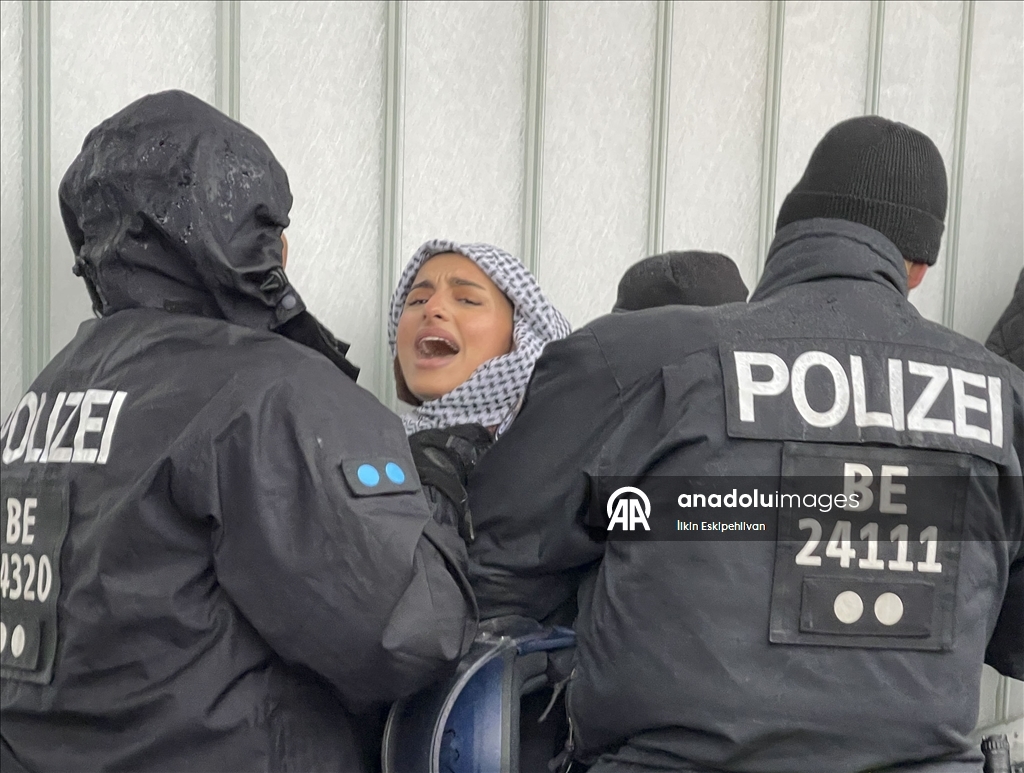 В Берлине прошла демонстрация в поддержку Палестины