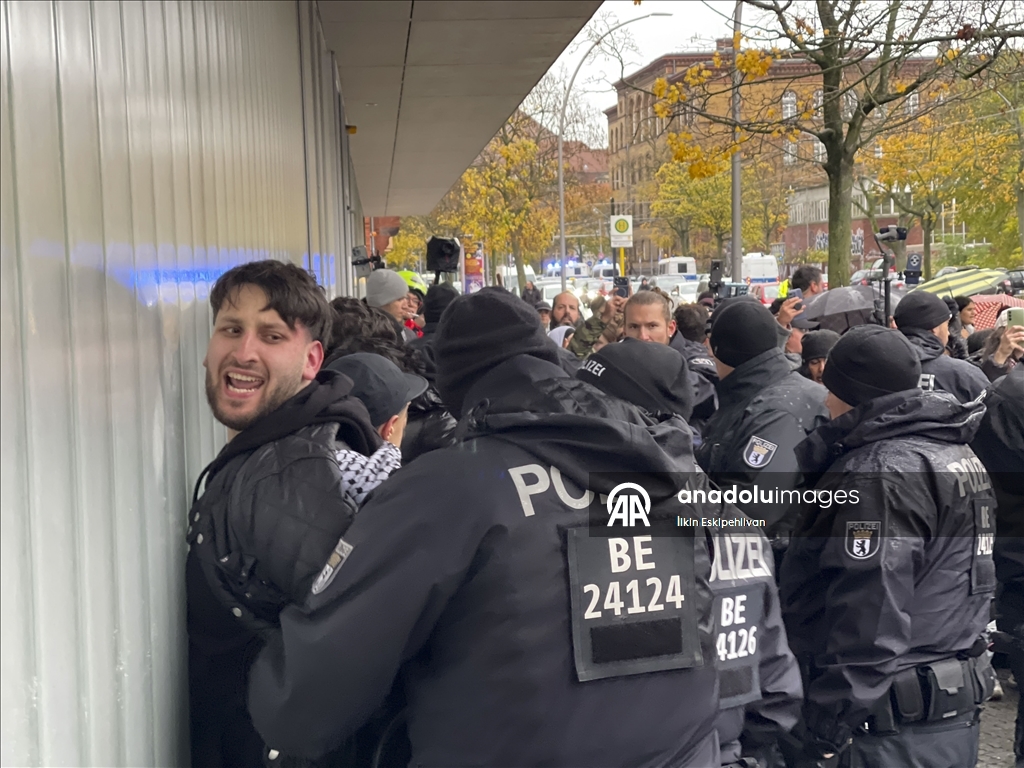 В Берлине прошла демонстрация в поддержку Палестины