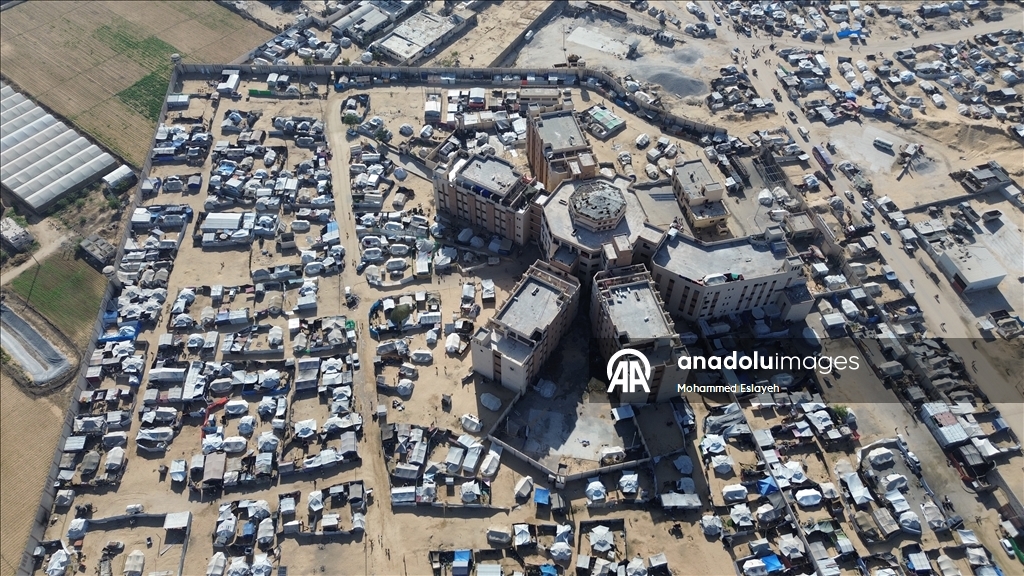 Бывшая тюрьма в Хан-Юнусе стала убежищем для палестинцев