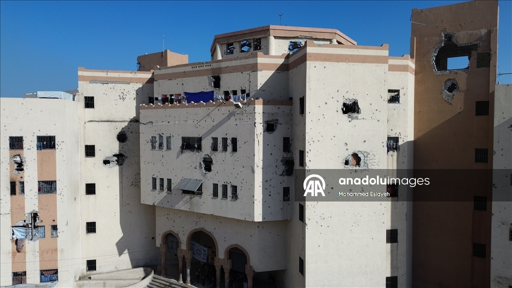 Бывшая тюрьма в Хан-Юнусе стала убежищем для палестинцев