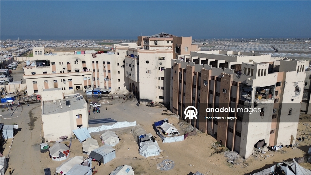 Бывшая тюрьма в Хан-Юнусе стала убежищем для палестинцев